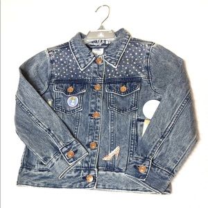 Disney Cinderella Jean Jacket Size 5/6